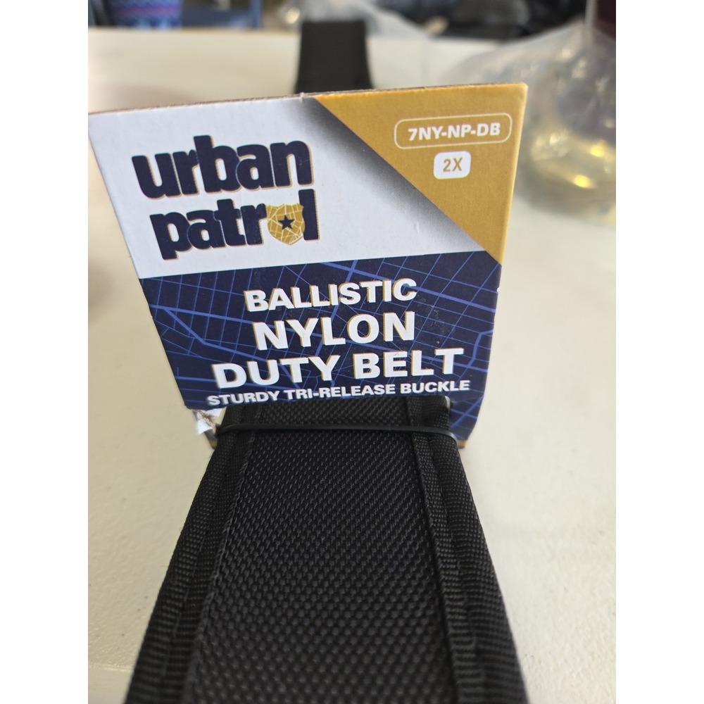 Urban Patrol Nylon Ballistic Duty Belt Size 2x (52-56)